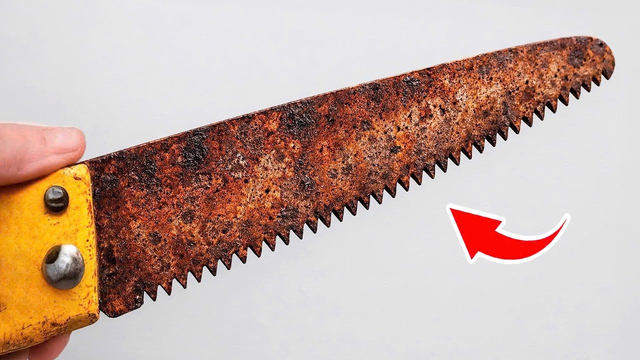 Лучший способ заточить ручную пилу до бритвенной остроты всего за 3 минуты, как профессионал!