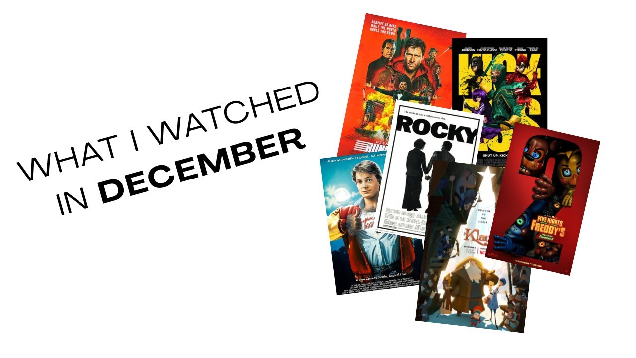 Ranking every movie I watched in December