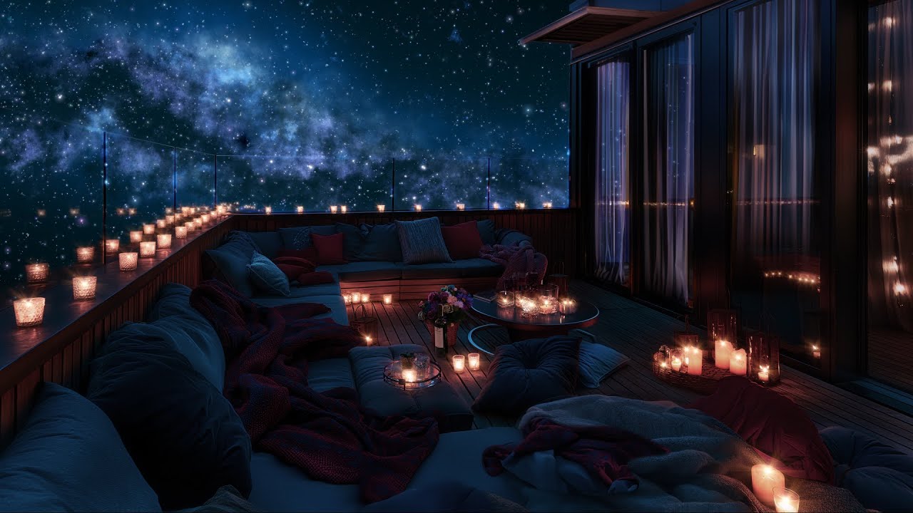 🎵  Distant Dreams | Deep Space Balcony with Calm Ambient Music and Space Sounds | 10 hours
