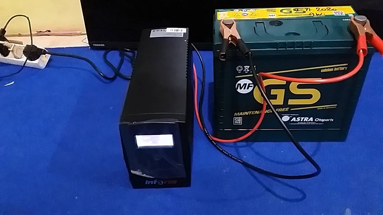 Cara pasang UPS Modif 650VA Accu 45AH yang benar agar tidak terbakar
