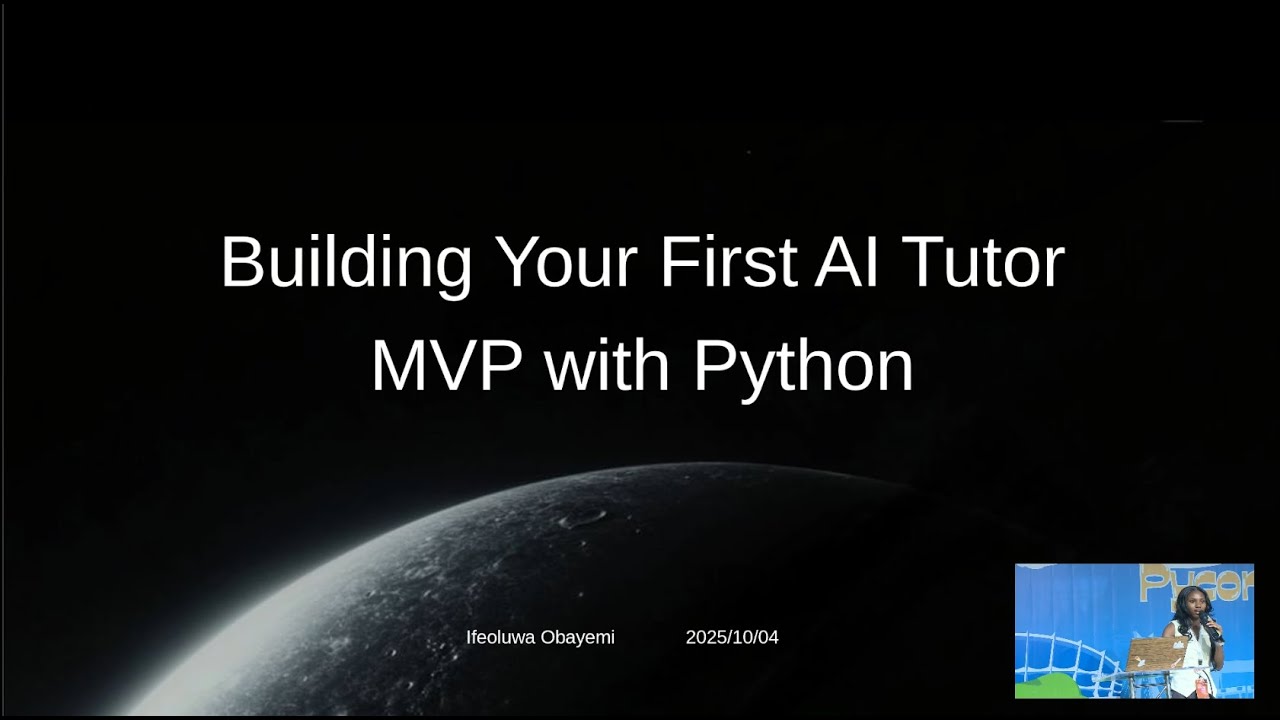 Создание вашего первого MVP-тренера по искусственному интеллекту на Python — Ифеолува Обаеми