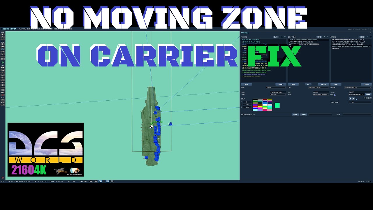 DCS WORLD: NO MOVING ZONE ON CARRIER FIX