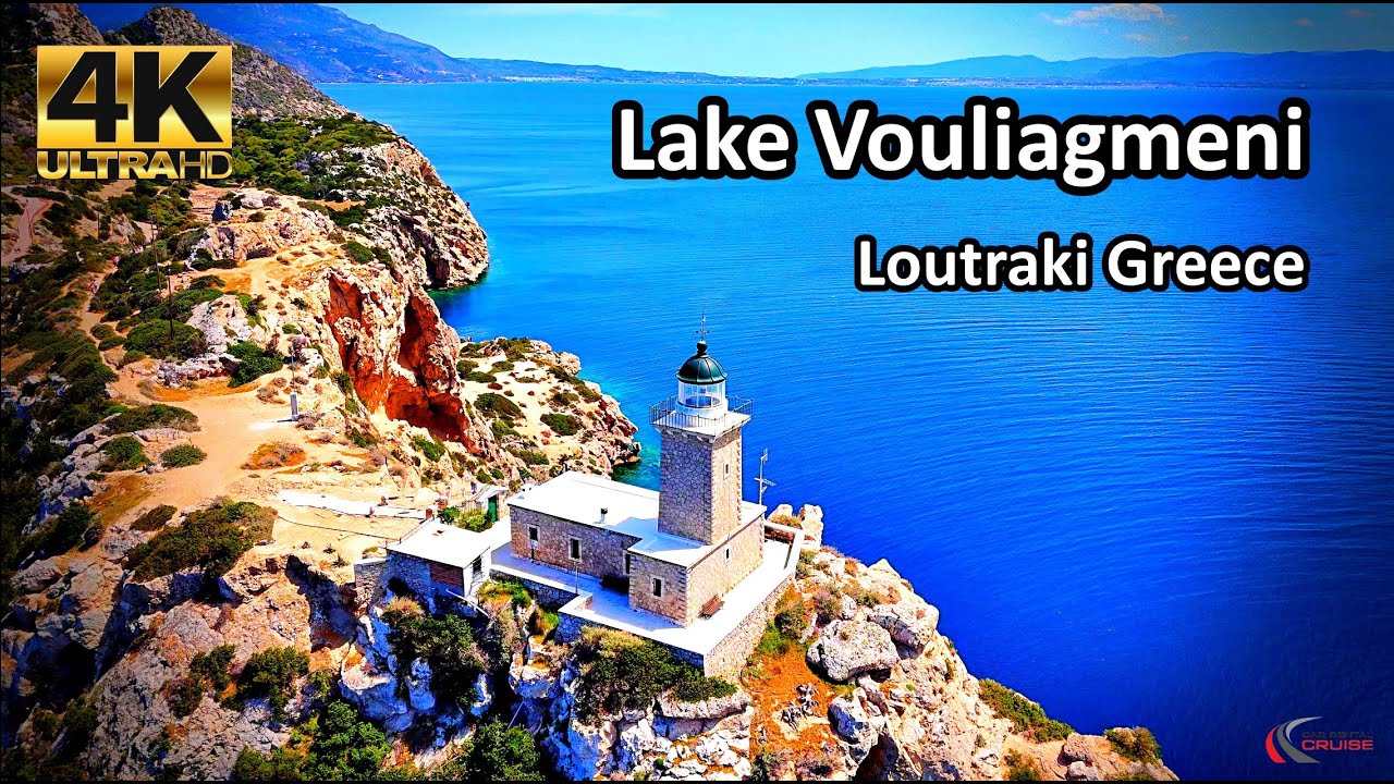 Lake Vouliagmeni  Loutraki Greece 4K 60fps UHD BEST RELAXING VIDEO