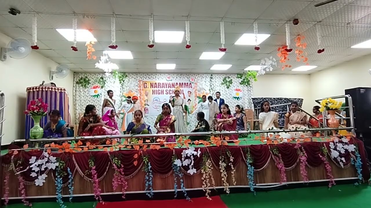 Independence day celebrations in GNHS.25 Unity in Diversity preference by Students from Class IV &V 