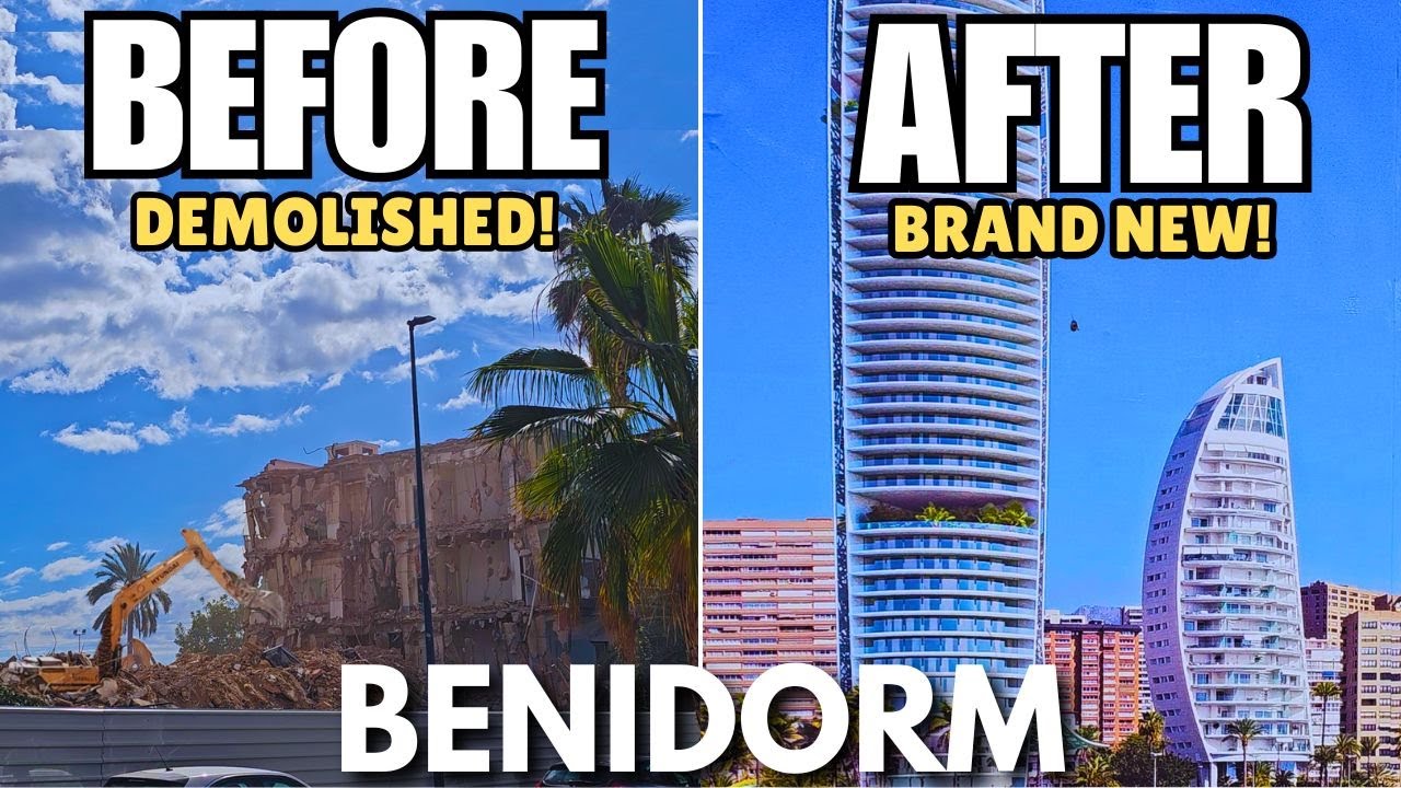 Benidorm - Historic Hotel Being DEMOLISHED! 😱┃What's Replacing It?