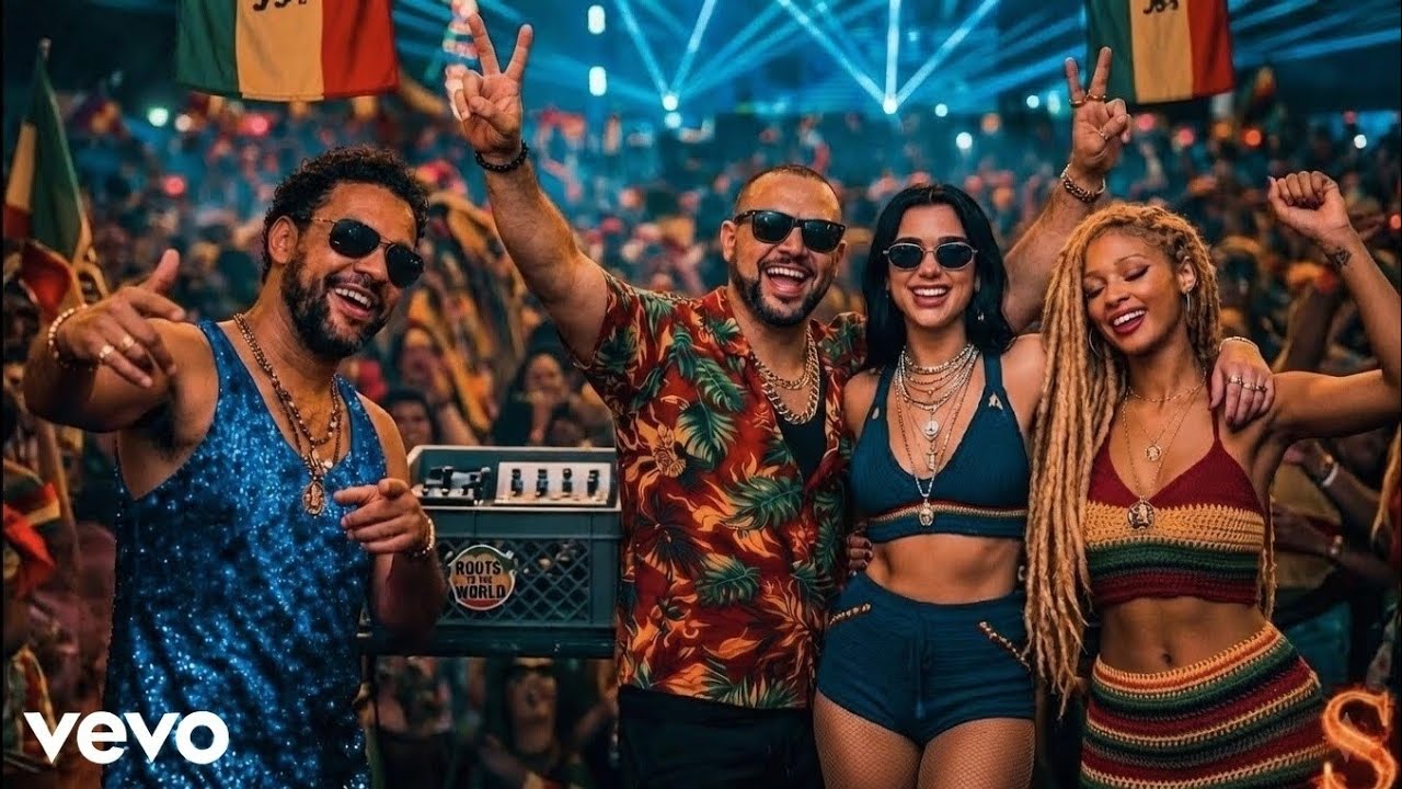 Shaggy x Sean Paul x Dua Lipa  x Nayla Roots  - Island Electric ( Official Music Lyrics Video) 2026 
