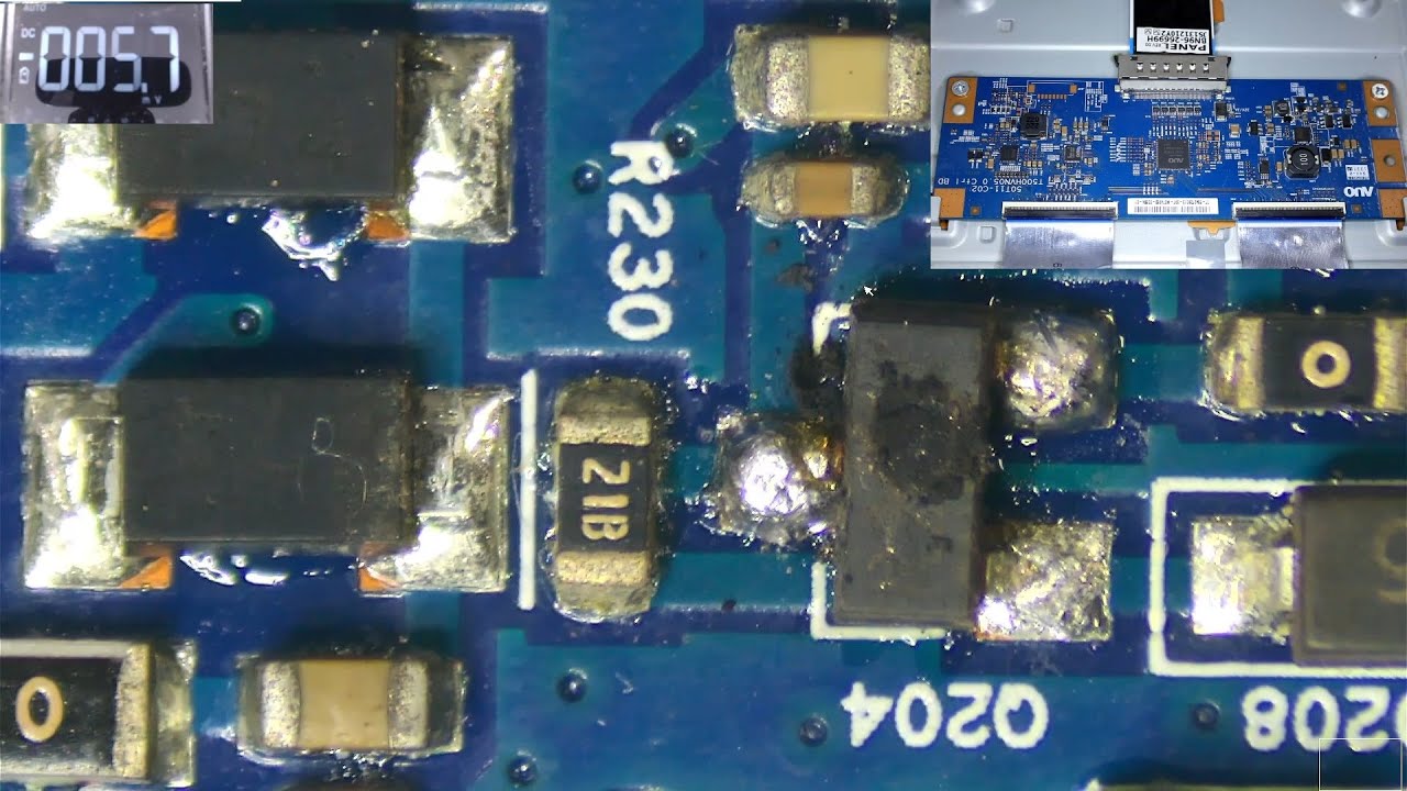 عطل متسلسل خبيث في تلفاز سامسونج لنكتشف SAMSUNG UE42F5070SS