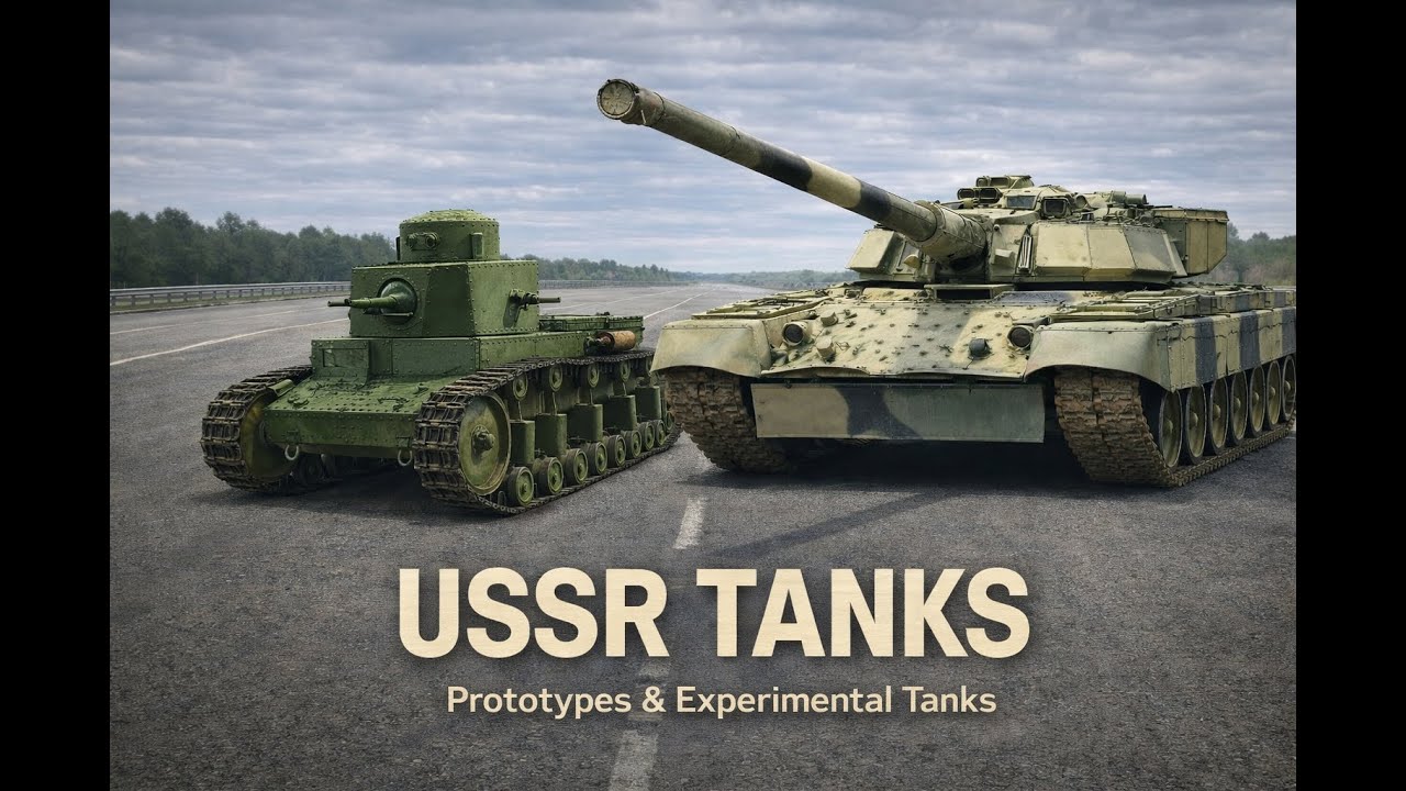 Evolution of Soviet Tank Prototypes (1929–1991) | Experimental Designs of the USSR