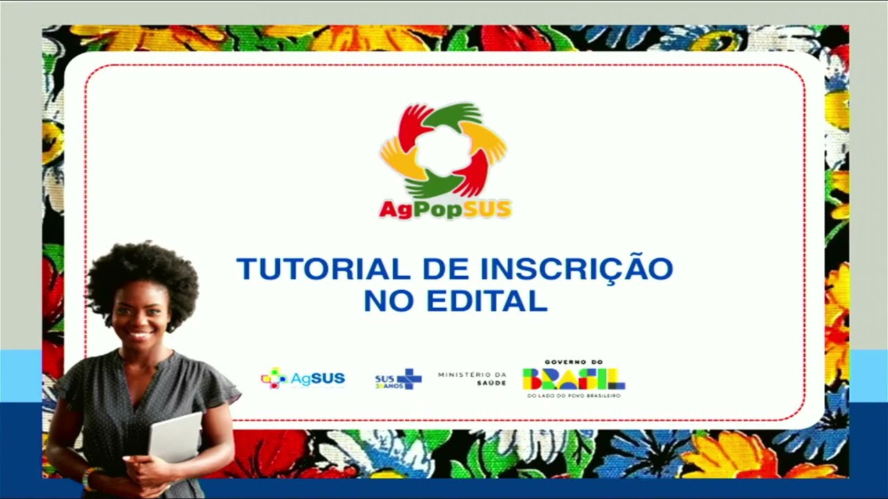 Sessão Pública virtual sobre o edital do programa AgPopSUS