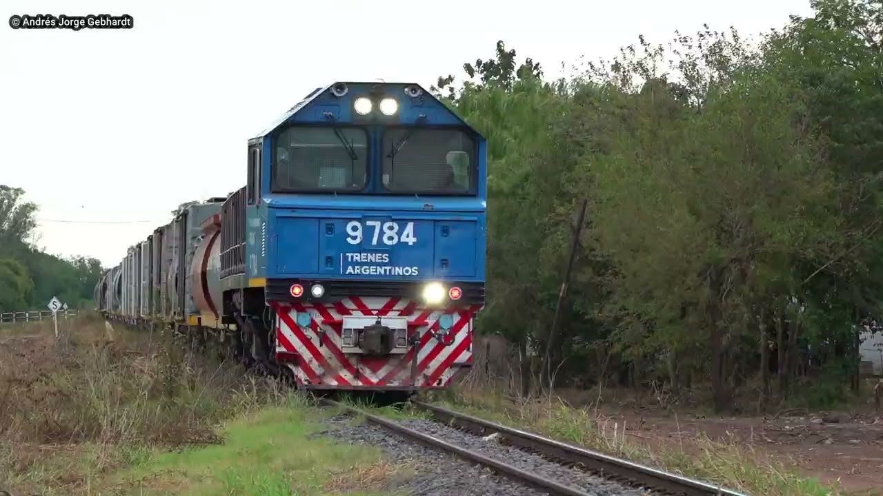 Ramales F1 y CC del FFCC Belgrano Vías Renovadas con Trenes a TODA POTENCIA!