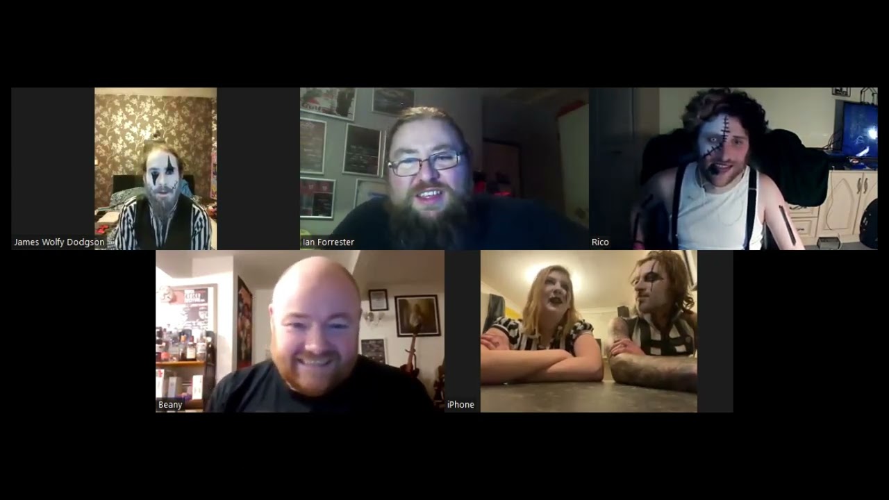 ward xvi talk to Beany and Fozzy from North East Wales Metal Productions about Pentre Fest and M2tm