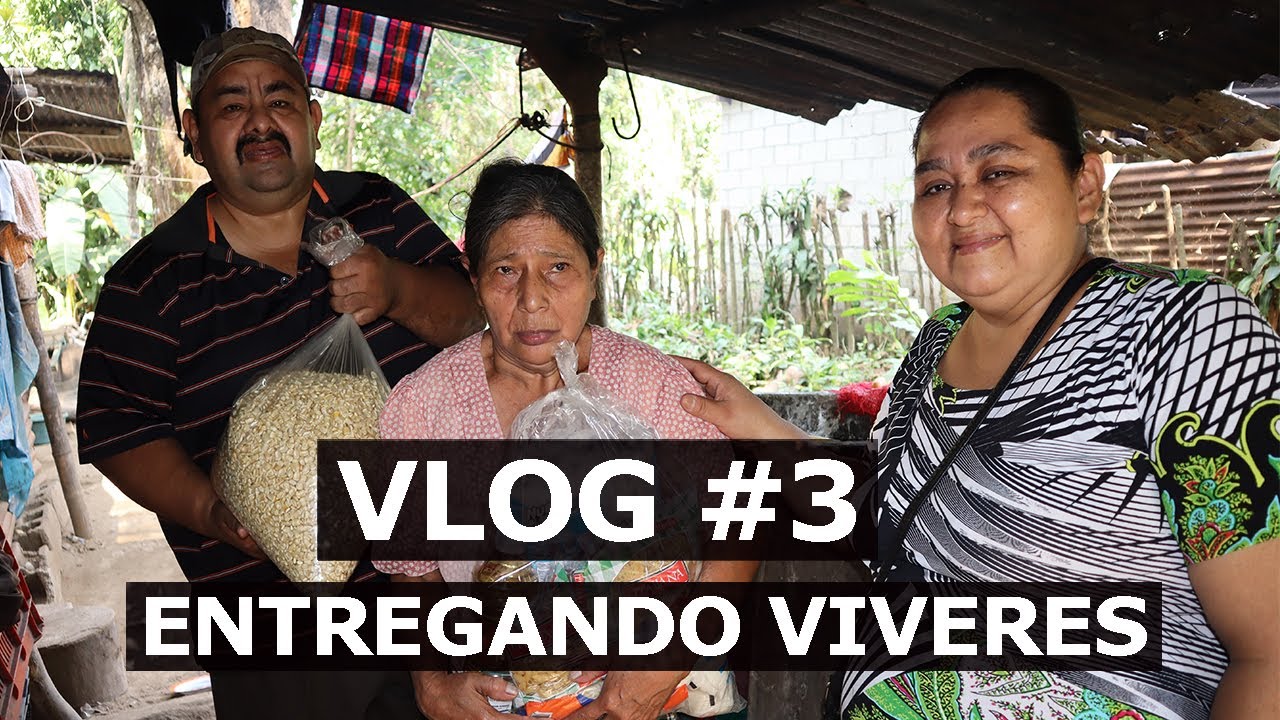 Vlog #3 Repartiendo Víveres junto a mi Esposa