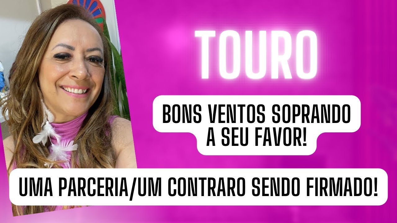 TOURO ♉️ Bons Ventos Soprando a Seu Favor•Uma Parceria/Um Contrato Sendo Firmado