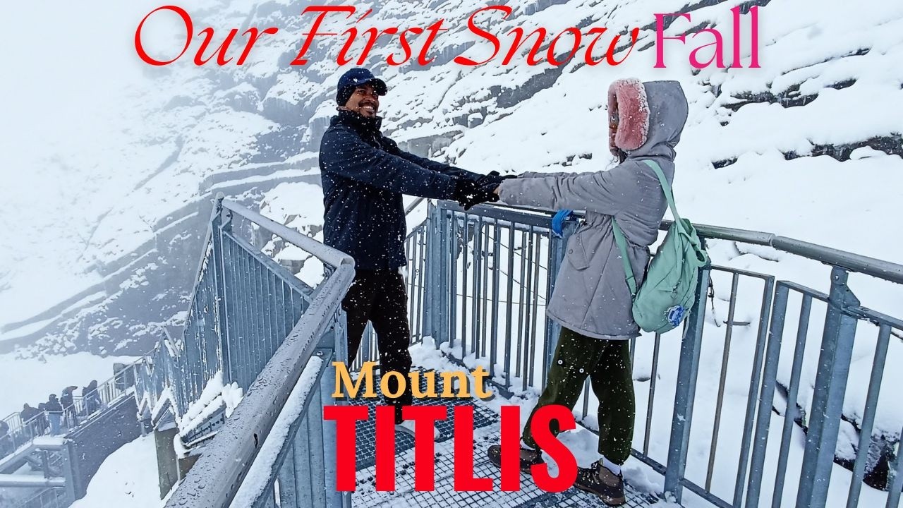 Why My First Time Seeing Snowfall is emotional ❄️ Mt. Titlis, Switzerland