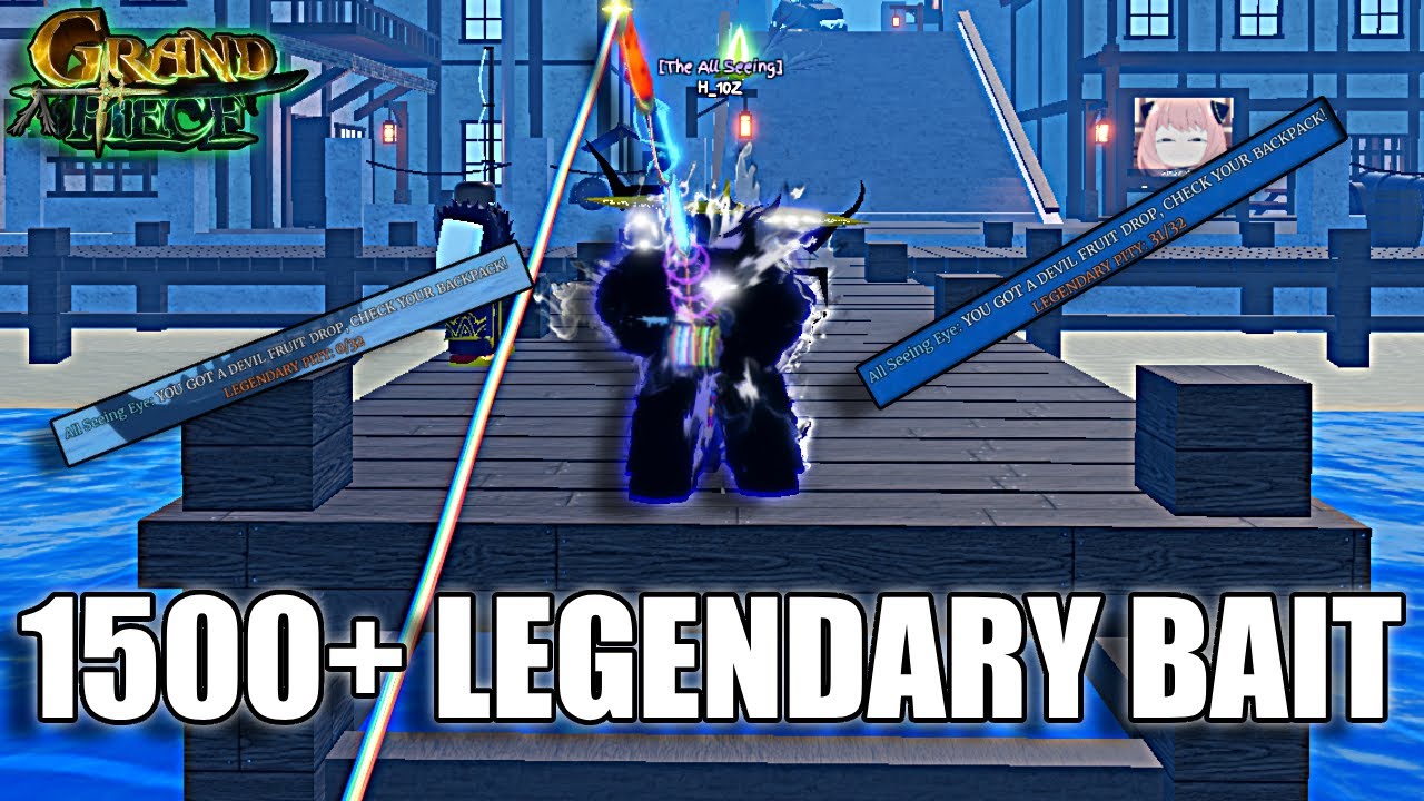 Using 1500+ Legendary Bait for Mythical Fruits [Pt.1] (4X CHANCE) || GPO