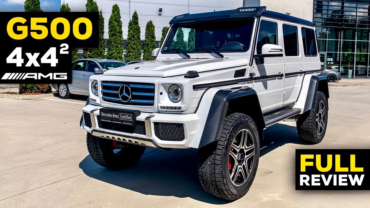 MERCEDES G500 4x4 Squared BRUTAL Offroad V8 Full Review Exhaust Interior Exterior