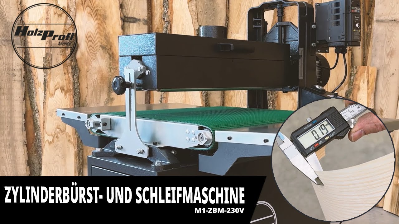 Zylinderbürst- und Schleifmaschine Maker ZBM561 230V