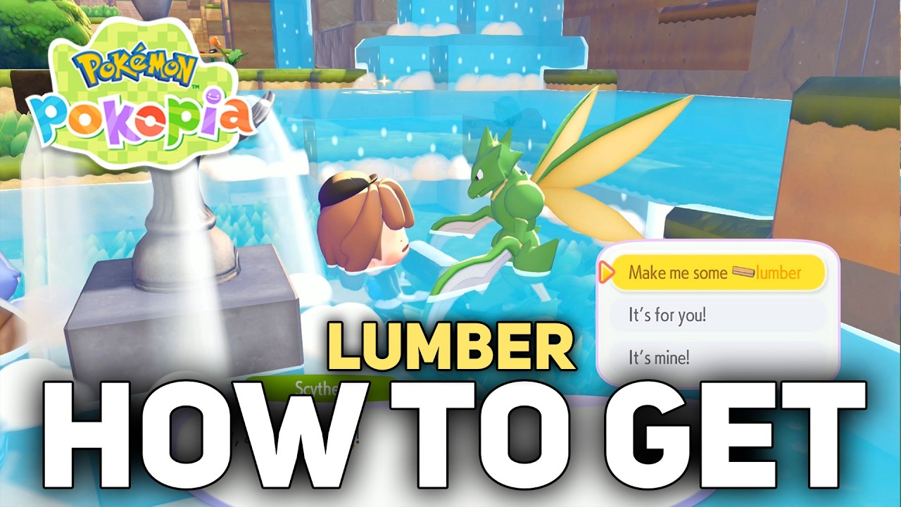 How To Get Lumber - Pokemon Pokopia