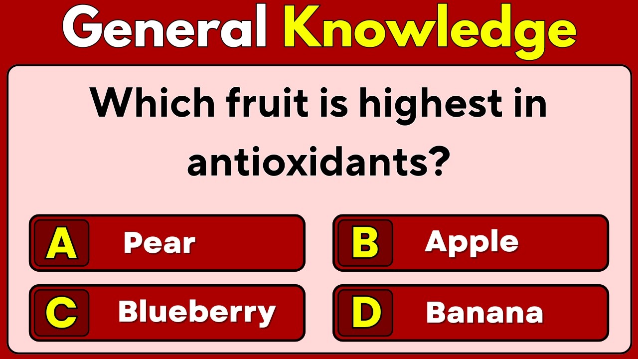Mixed General Knowledge Quiz | 40 GK Questions with Answers | Brain Test 2026
