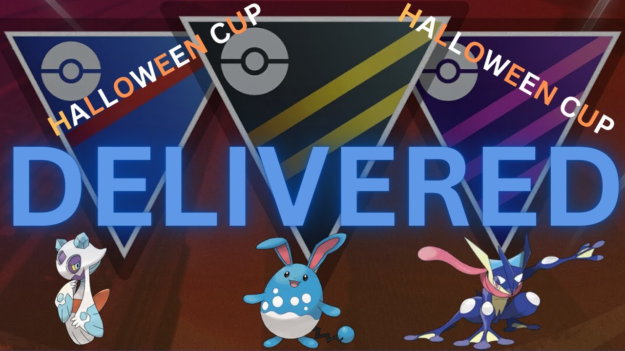 Great League Halloween Cup Froslass Azumarill Greninja team DELIVERED in PokemonGo!