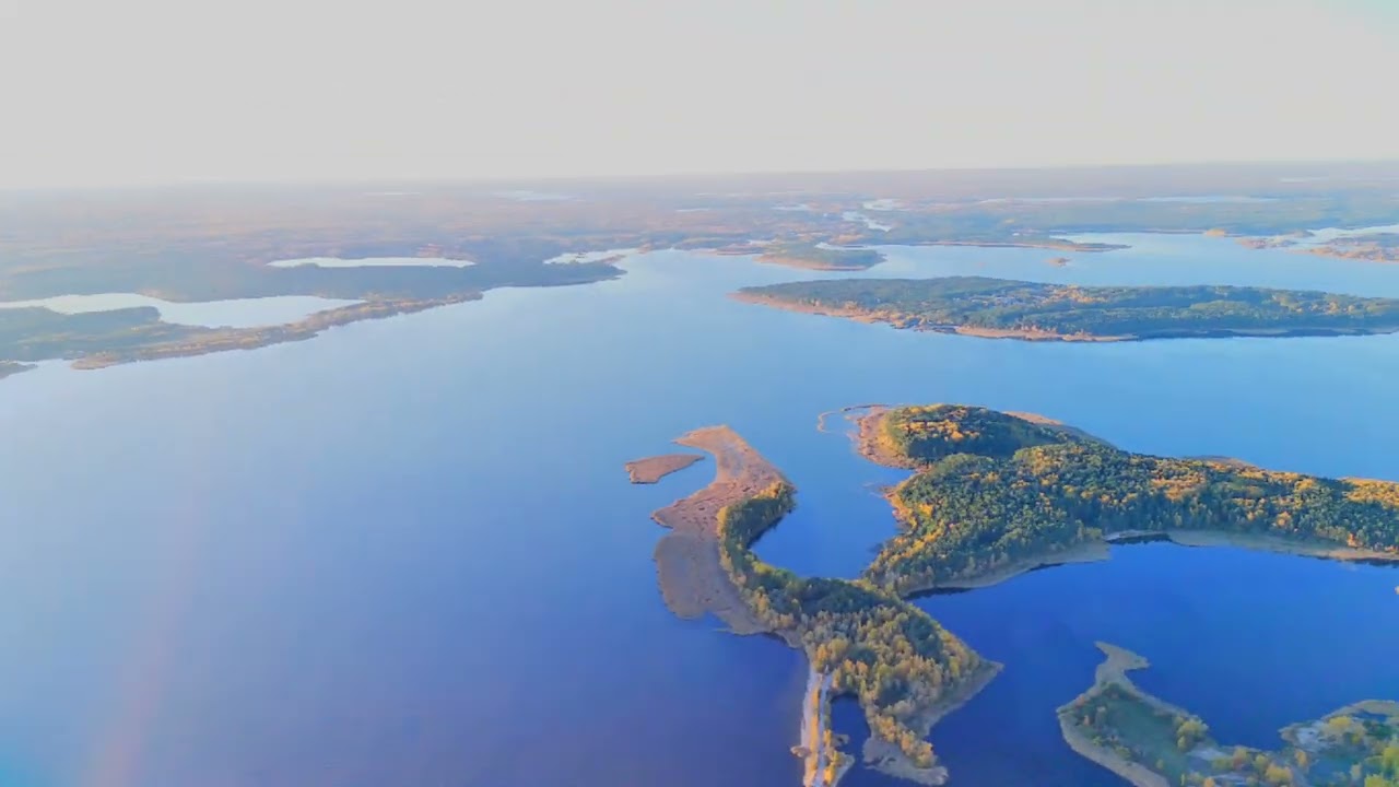 Осташков и озеро Селигер с высоты птичьего полета fimi x8 se 2022 ( 4k 60fps )