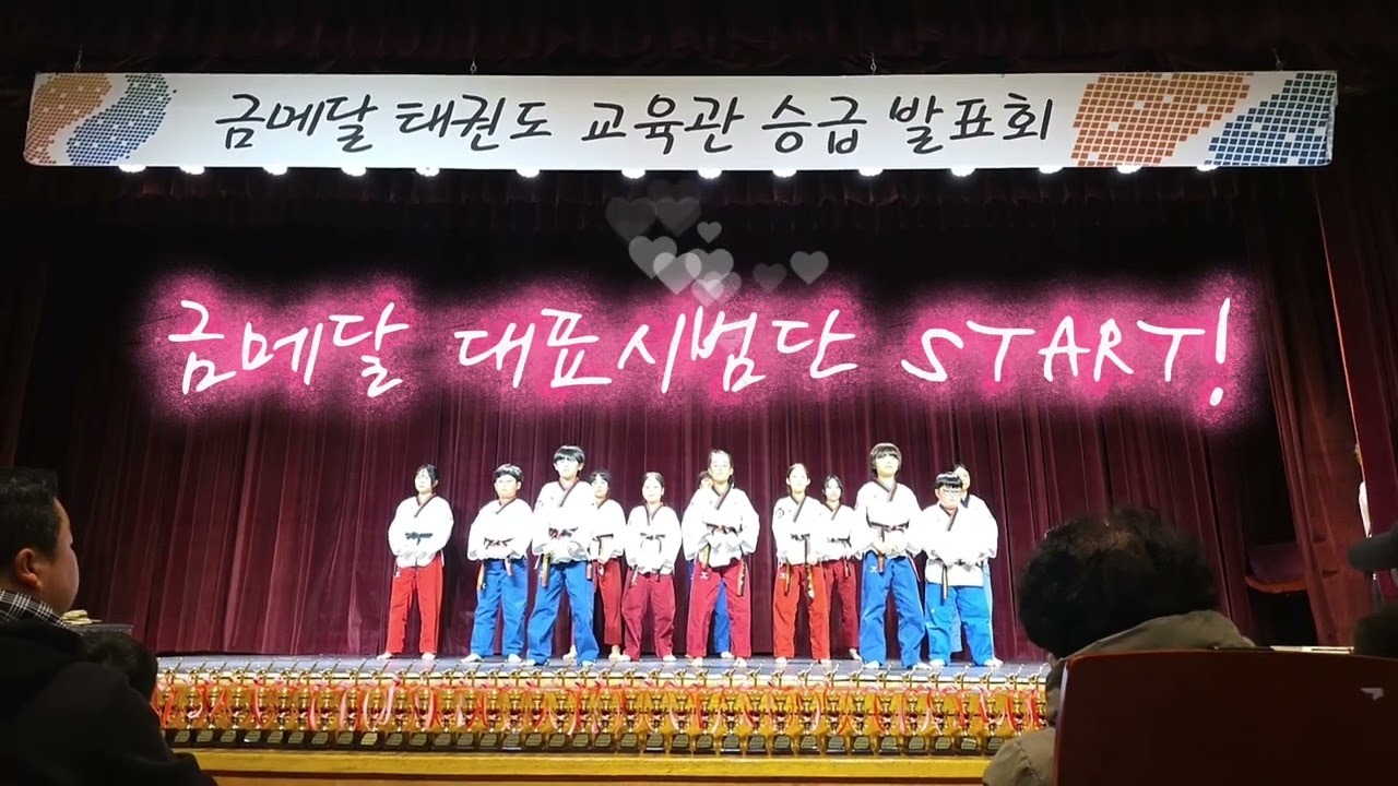 🏅금메달 태권도 대표시범단🏅 시범 START!!