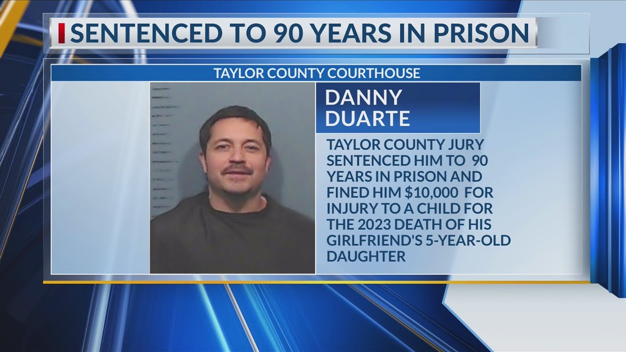 Abilene man found guilty of killing girlfriend&rsquo;s 5-year-old daughter receives 90 years
