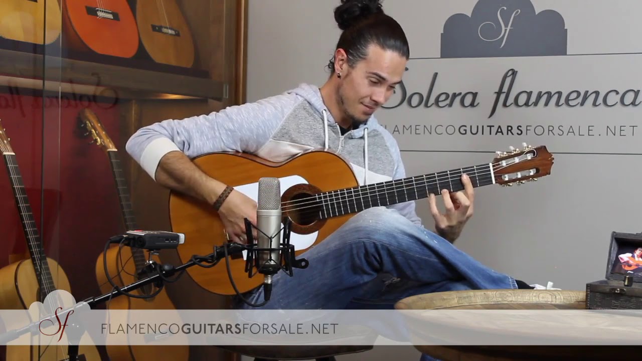 Arcangel Fernandez 1974 guitar played by Alberto Fernandez