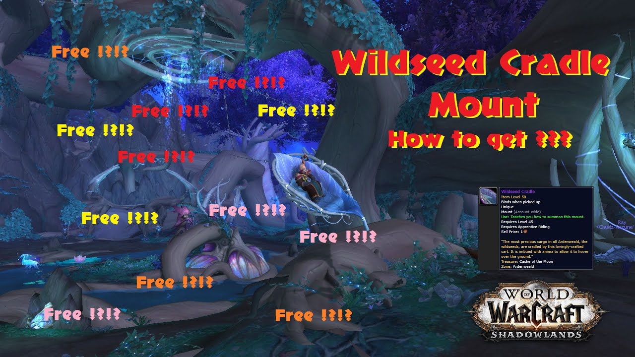 How to get the Wildseed Cradle Mount Shadowlands WOW