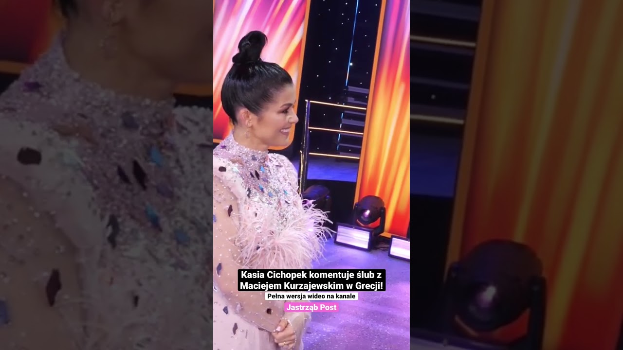 Kasia Cichopek komentuje ślub z Maciejem Kurzajewskim w Grecji!  #shorts