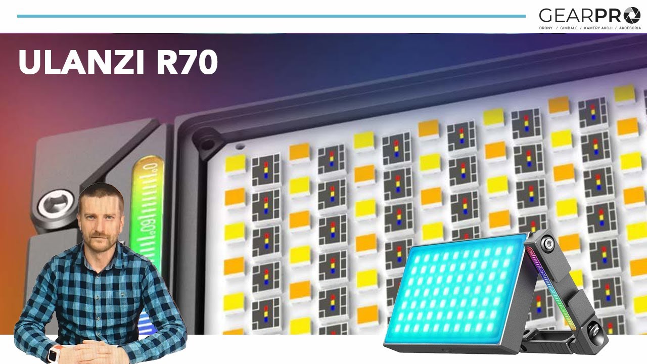 Lampa LED Ulanzi R70 Lampa dla Youtubera Tik Tokera