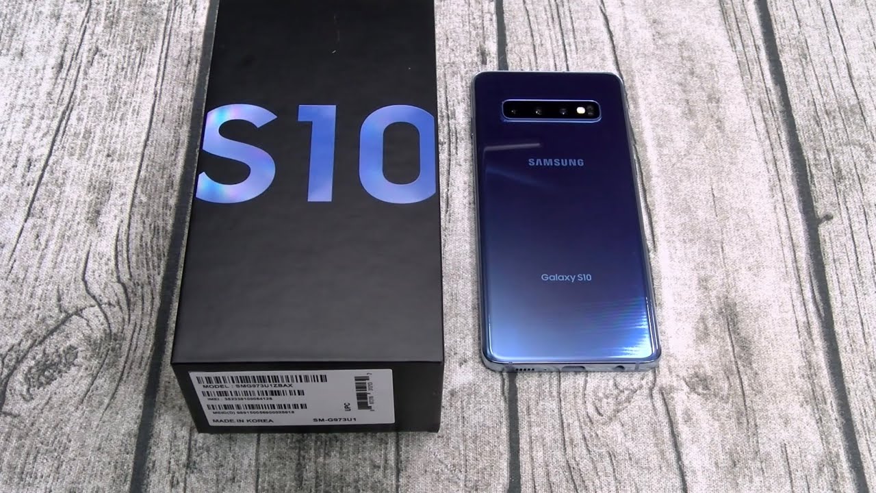 Samsung Galaxy S10 - Unboxing And First Impressions