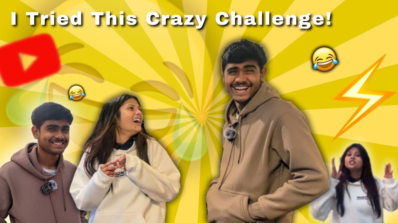 I tried this crazy challenge vlog 😂#vlog #crazy #challenge #anshika #fannyvideo