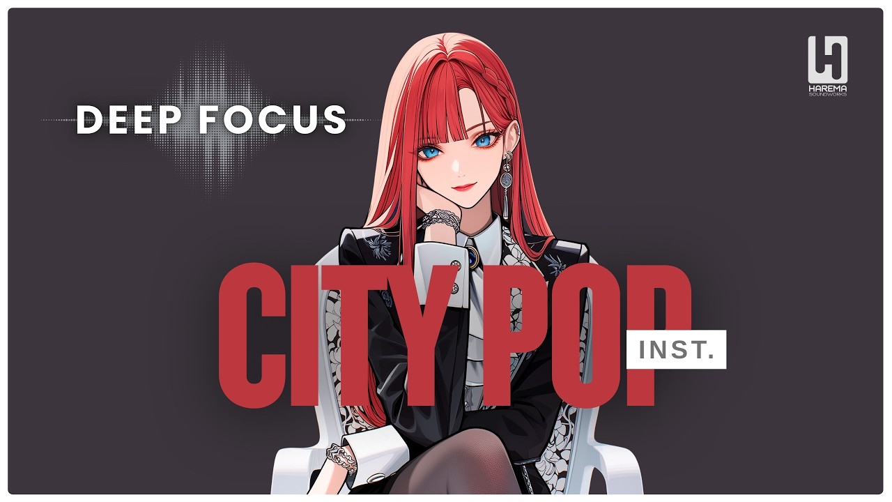 【Night City Pop Instrumental】Chill Deep Focus & Relaxation｜疲れた脳を癒す作業用BGM