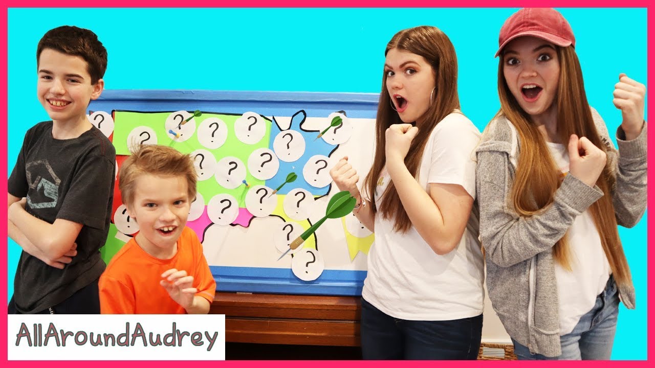 Throwing A Dart At A Map And Do Whatever Dare It Lands On Boys Vs Girls!/ AllAroundAudrey