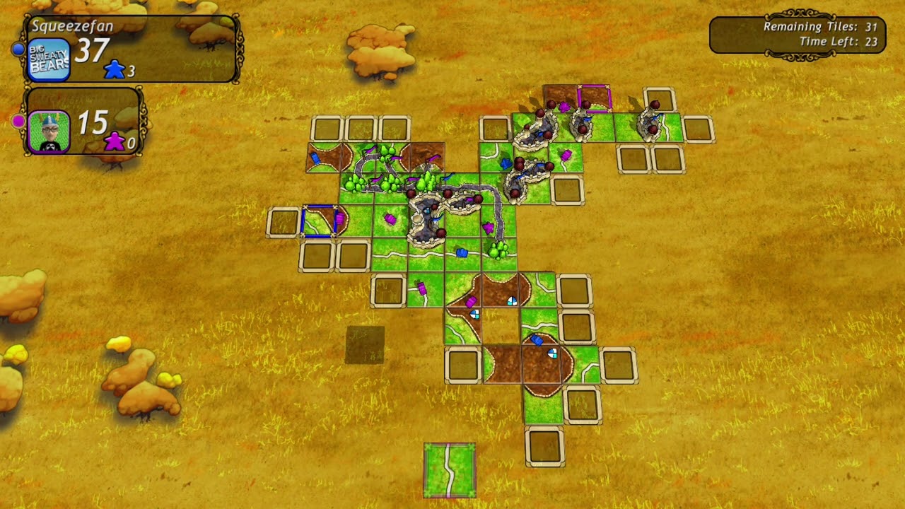 Carcassonne - Easy win v Beerjudge