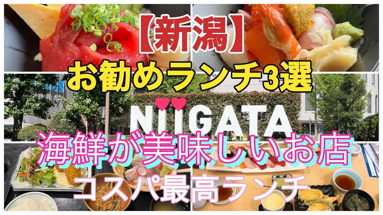 【新潟】お勧めランチ3選　Part⑨ お勧め海鮮ランチ