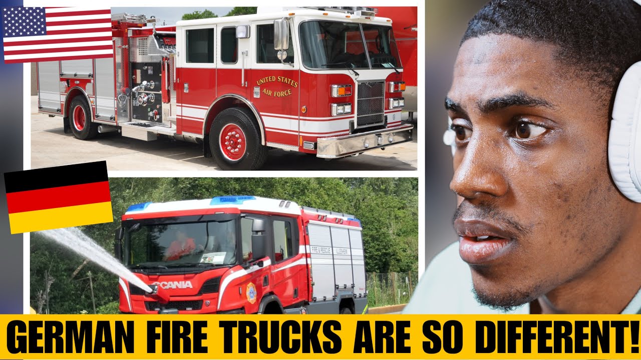 American Reacts to German Fire Engines Explained