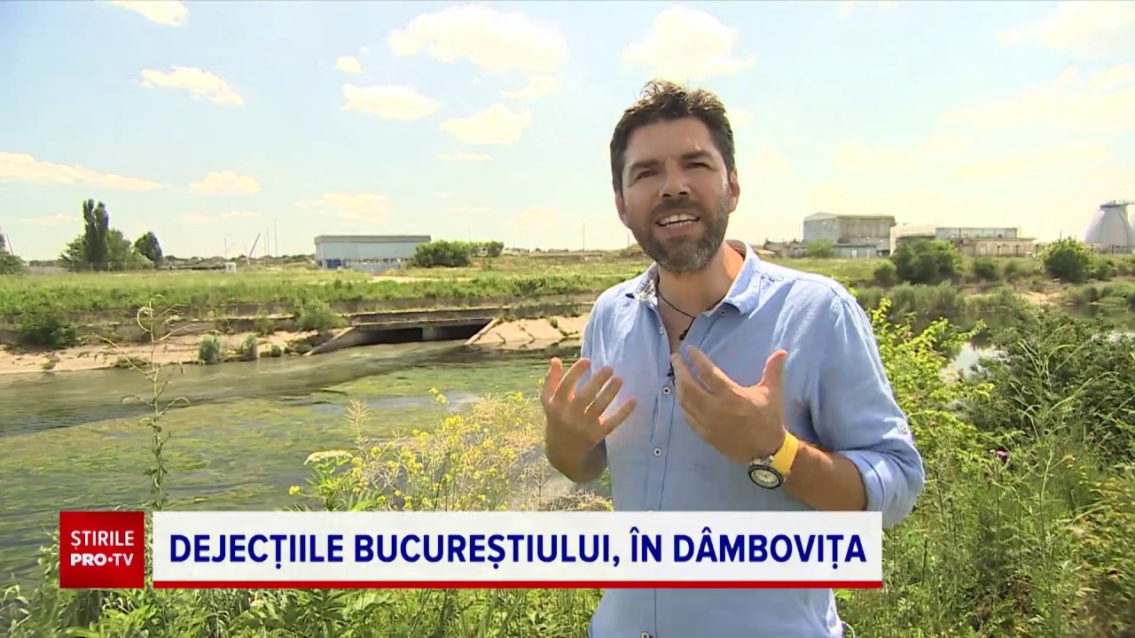 Dâmboviţa, transformată într-un râu de dejecţii. De ce nu merge staţia de epurare Glina