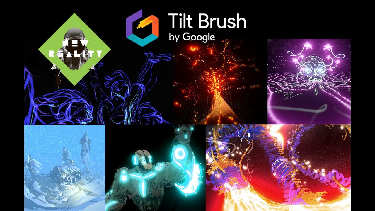 New Reality | HTC Vive | Рисуем в Tilt Brush | Обзор