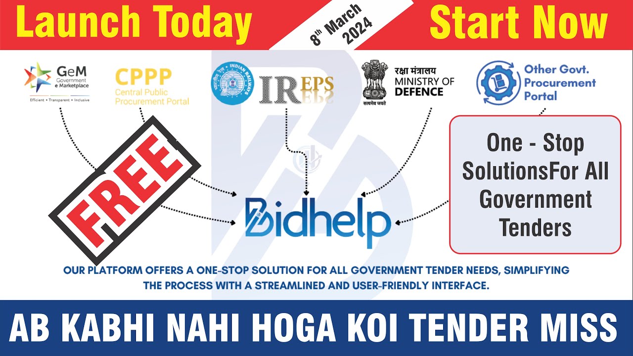 How to Search All Tender 2024 || BidHelp Portal 2024 || Tender Kaise Search Karen || Bid Management