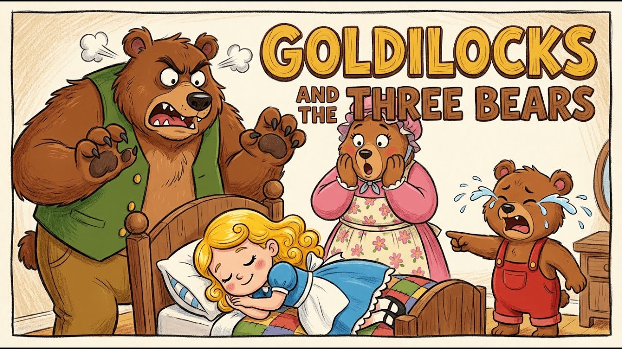 Goldilocks and Three Bears 🐻👱‍♀️ | Animated Short Story for Children and Fairytales