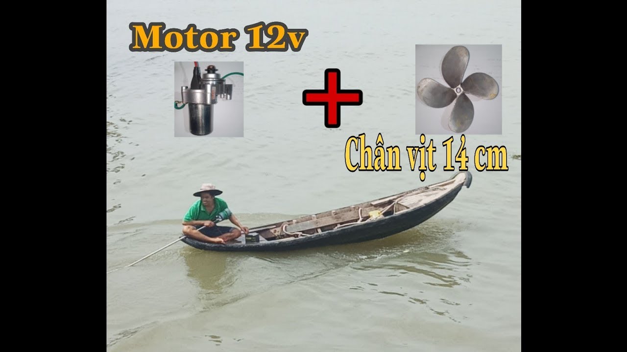 CHẾ MÁY CHẠY XUỒNG BẰNG MOTOR 12V ĐƠN GIẢN - RUNNING MACHINE BY MOTOR 12V SIMPLE