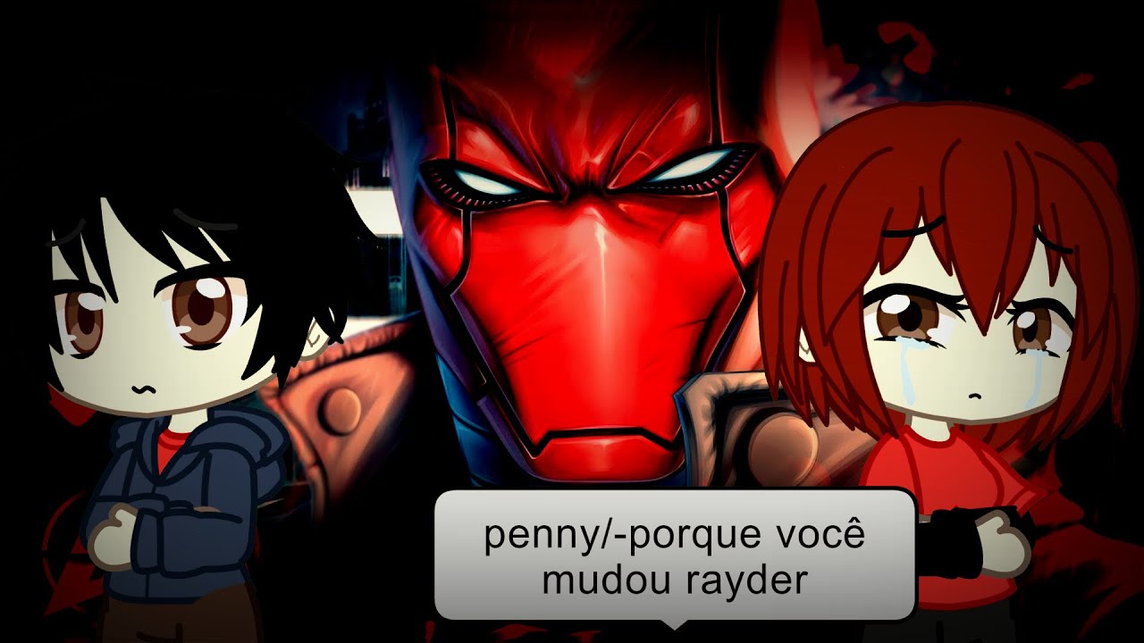Robin e passado Futuristic four reagindo rap do capuz vermelho rayder as jason todd@AniRap