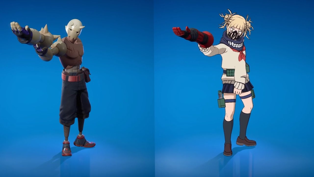 [New] Himiko Toga Skin doing Funny Built-In Emotes in Fortnite #1 (My Hero Academia)