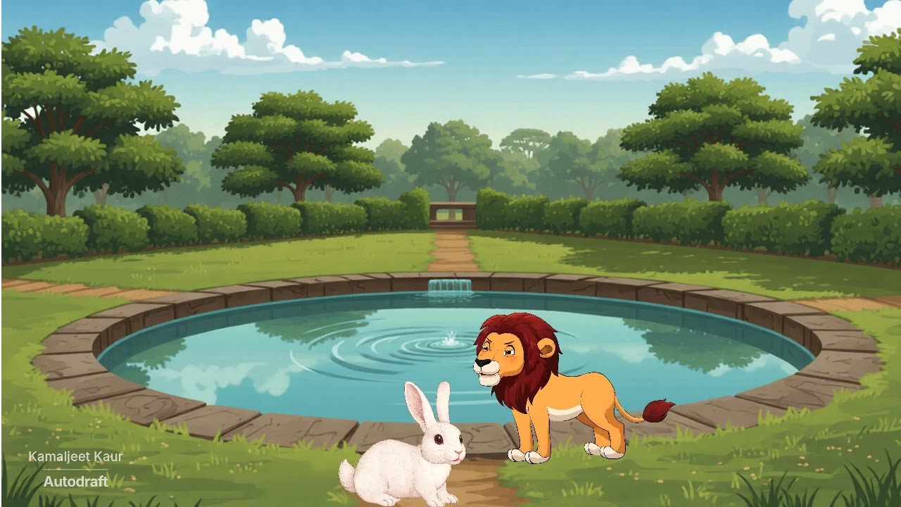 Chatur khargosh aur lalchi Sher