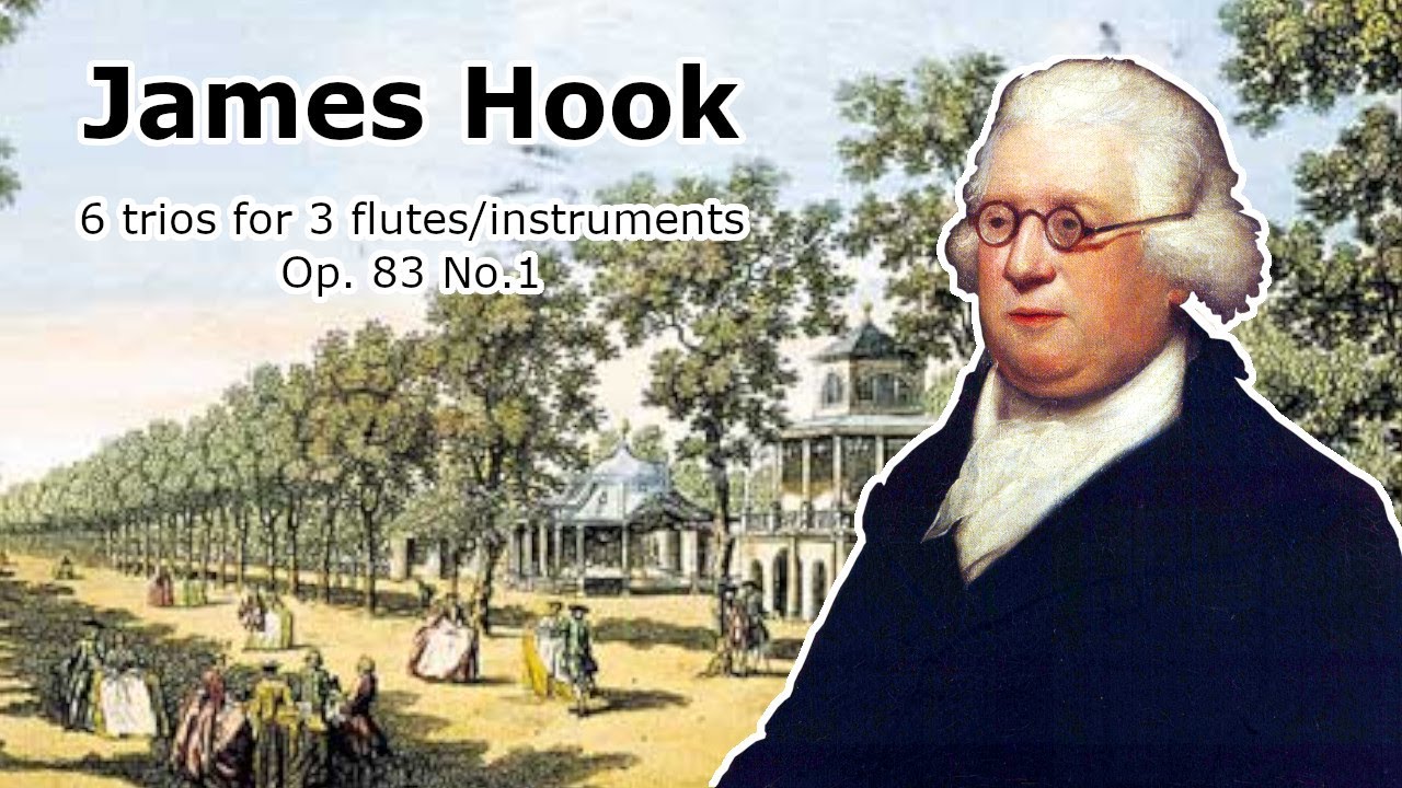 James Hook - trio Op. 83 No. 1 - 3 violins