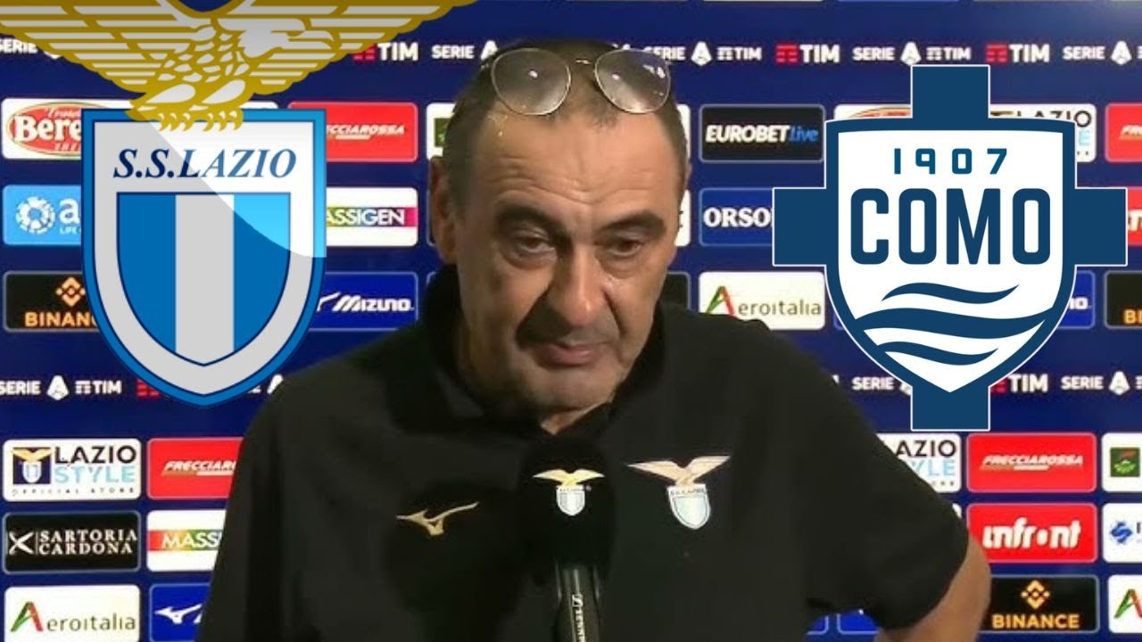 INCREDIBILE! GUARDA COSA HA DETTO SARRI DOPO LA SCONFITTA CONTRO IL COMO! NOTIZIE LAZIO