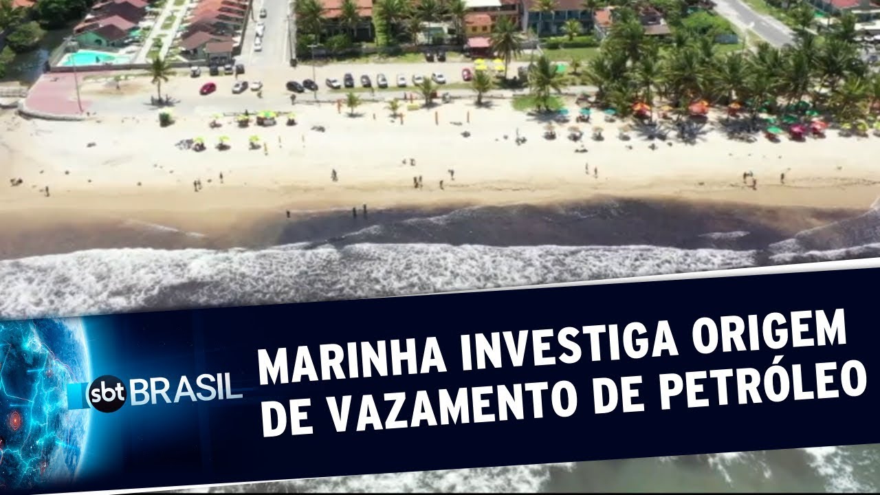 Marinha investiga possíveis responsáveis pelo vazamento de petróleo | SBT Brasil (22/10/19)