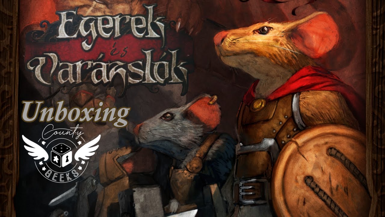 Egerek és Varázslók társasjáték - játékbontás